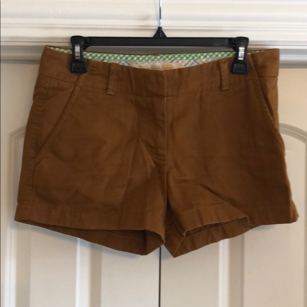 J. Crew Chino Shorts - Size 4 - Chestnut Brown